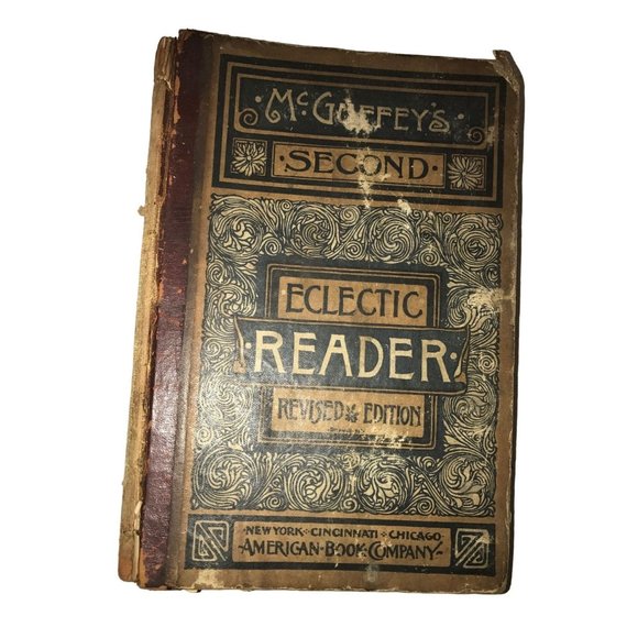 McGuffeys new second Eclectic reader for young learners antique book - Picture 1 of 15